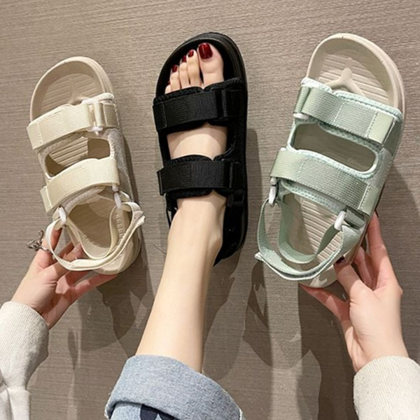 데일리 남녀공용 스트랩 샌들 스포츠 여름 스트랩 샌들 2.5cm 아웃도어 - 상품 이미지