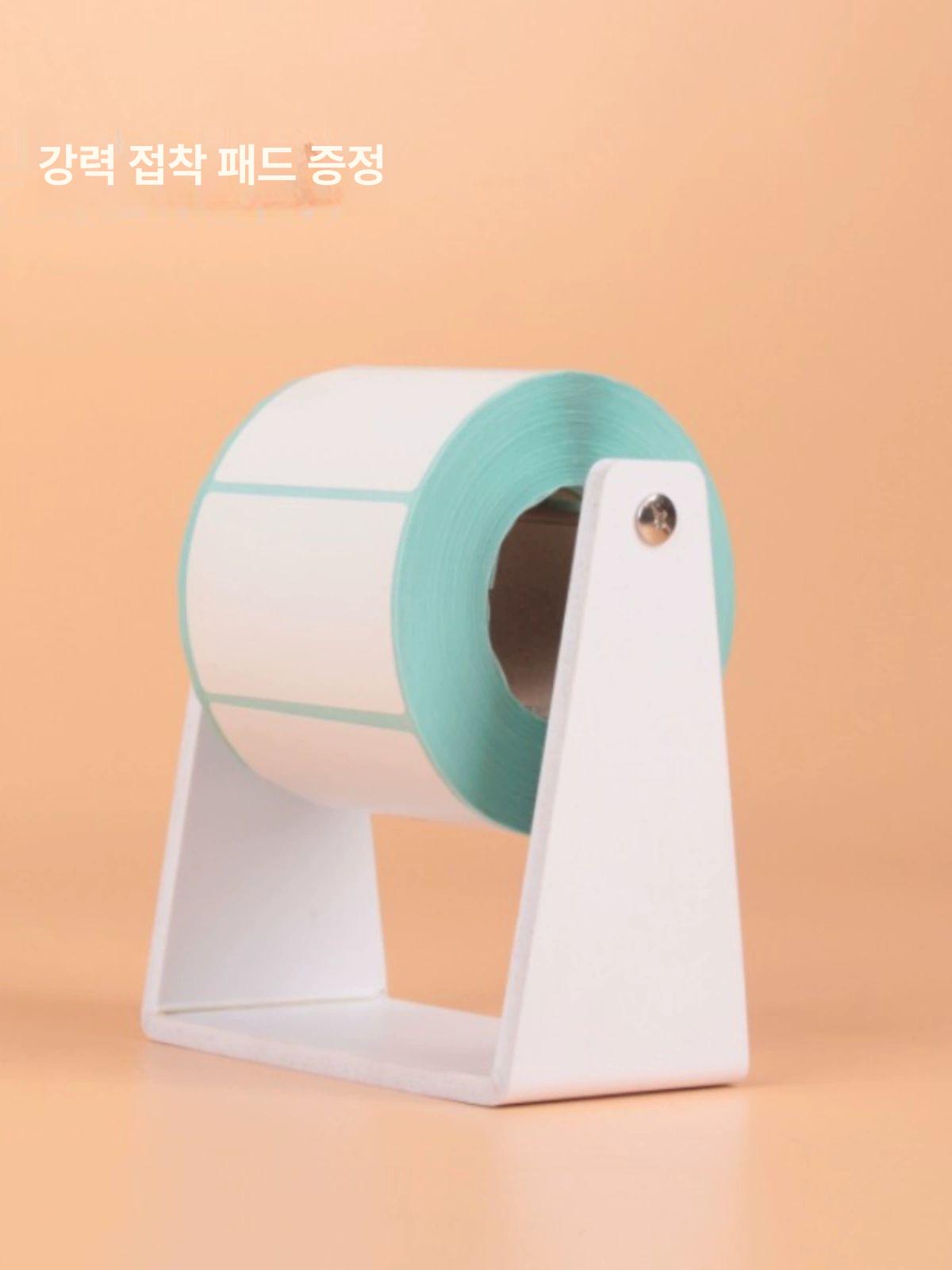 라벨 롤 거치대 송장프린터 스티커 택배 2-in-1 PVC 화이트 - 상세 이미지 4