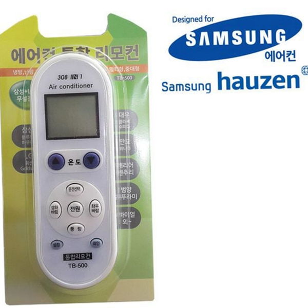 에어컨용 에어컨 리모컨 냉방 냉난방 리모컨 통합 공용 만능 - 상품 이미지