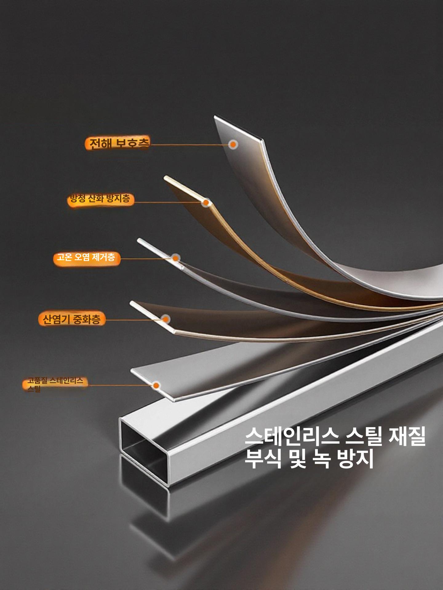 냄비정리대 냄비선반 선반 업소용 후라이팬 냄비거치대 블랙 정리함 - 상세 이미지 4