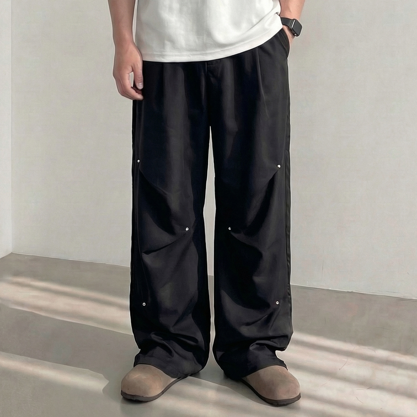 1+1 파라슈트팬츠 남자통바지 남자벌룬팬츠 이미지 8
