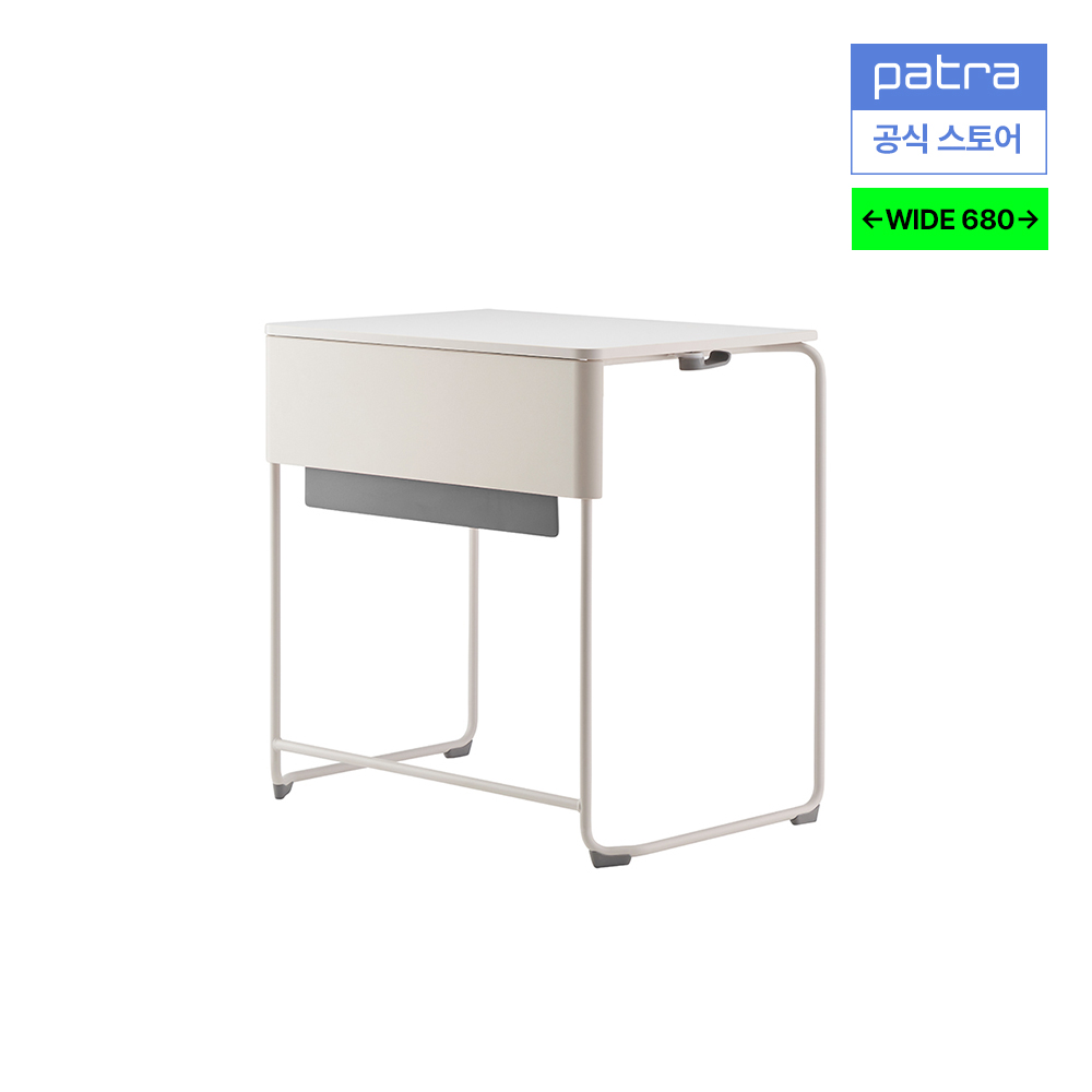 파트라 T7 학생 학원 강의실 1인용 책상 DA7107W-S - 상품 이미지