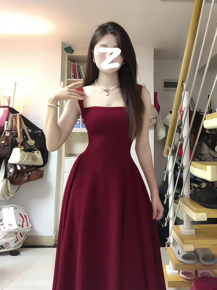 셀프웨딩 촬영드레스 피로연 브라이덜샤워 스냅 드레스 화이트 XS [40-50kg] - 상세 이미지 3