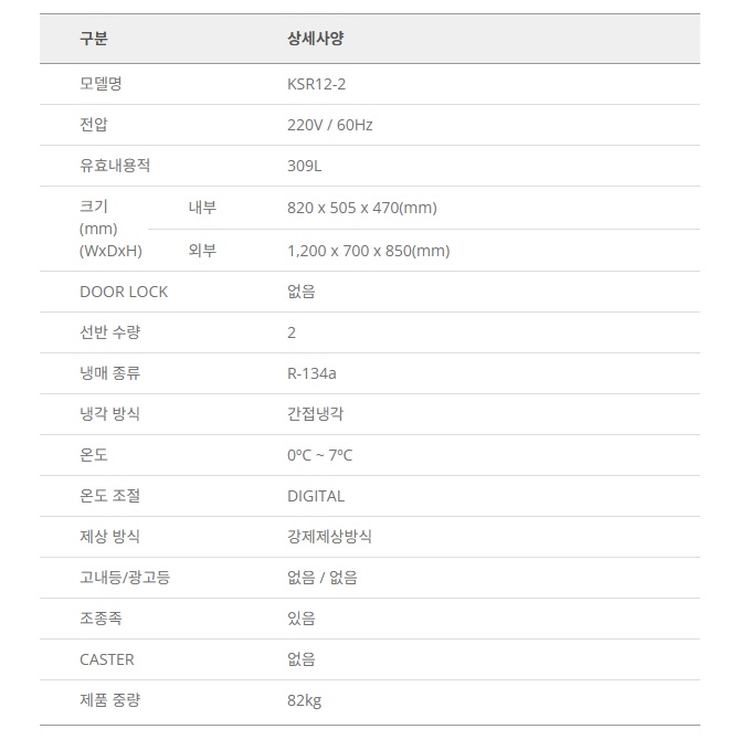 토핑테이블냉장고1200 영업용 간냉식 6구 밧드 테이블냉장고 KTR12-2 - 상세 이미지 3