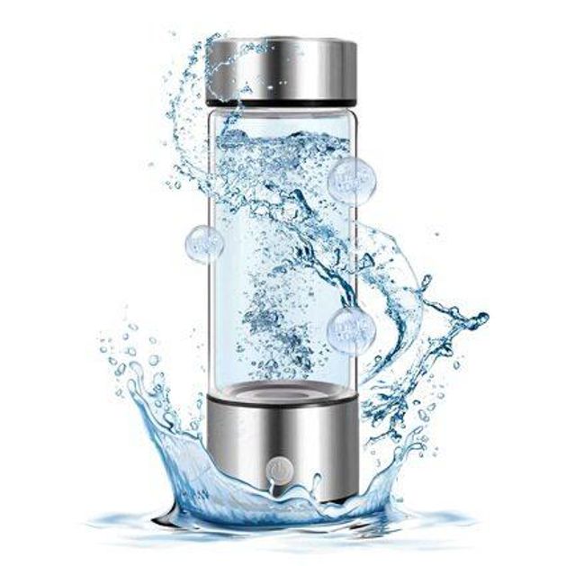 수소텀블러 420ml 휴대용 제조기 수소수 고품질 420ml 실버 - 상품 이미지