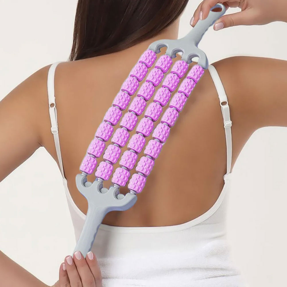 마사지스틱 림프순환마사지 롤러 종아리 어깨 허벅지 전신 바디괄사 마사지봉 이미지 7