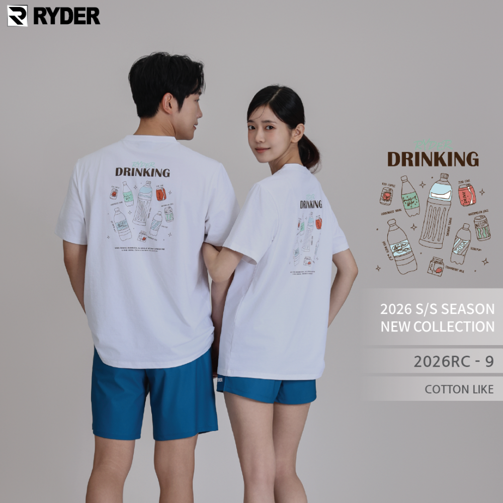 라이더 2026RC-9 코튼라이크 공용 반팔티 배드민턴 피클볼 탁구 스포츠웨어 - 상세 이미지 3
