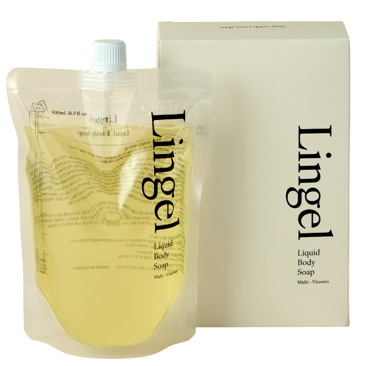 린겔 비타민 입욕제 바디워시 레몬퍼퓸 아로마 [리필] 500ml 10팩 - 상품 이미지