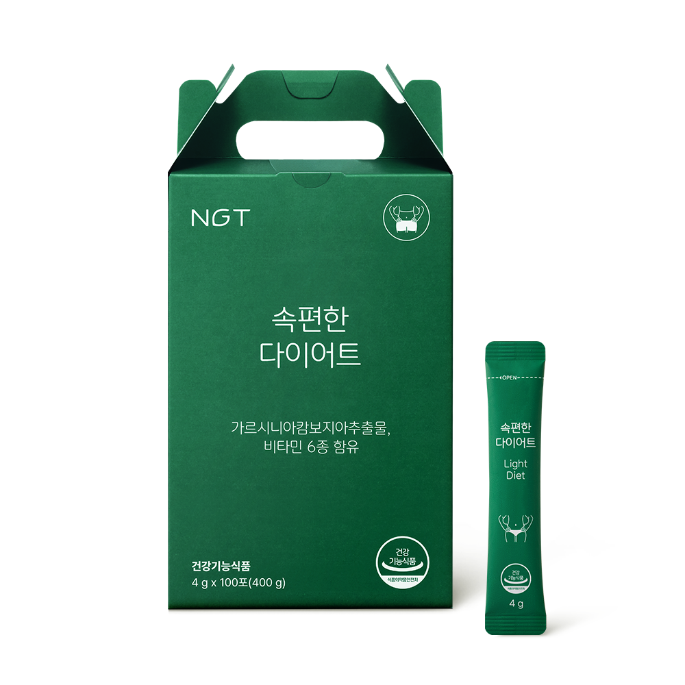 [슈퍼적립] NGT 네츄럴굿띵스 속편한 효소 다이어트 항산화 가르시니아 캄보지아 100포, 1개