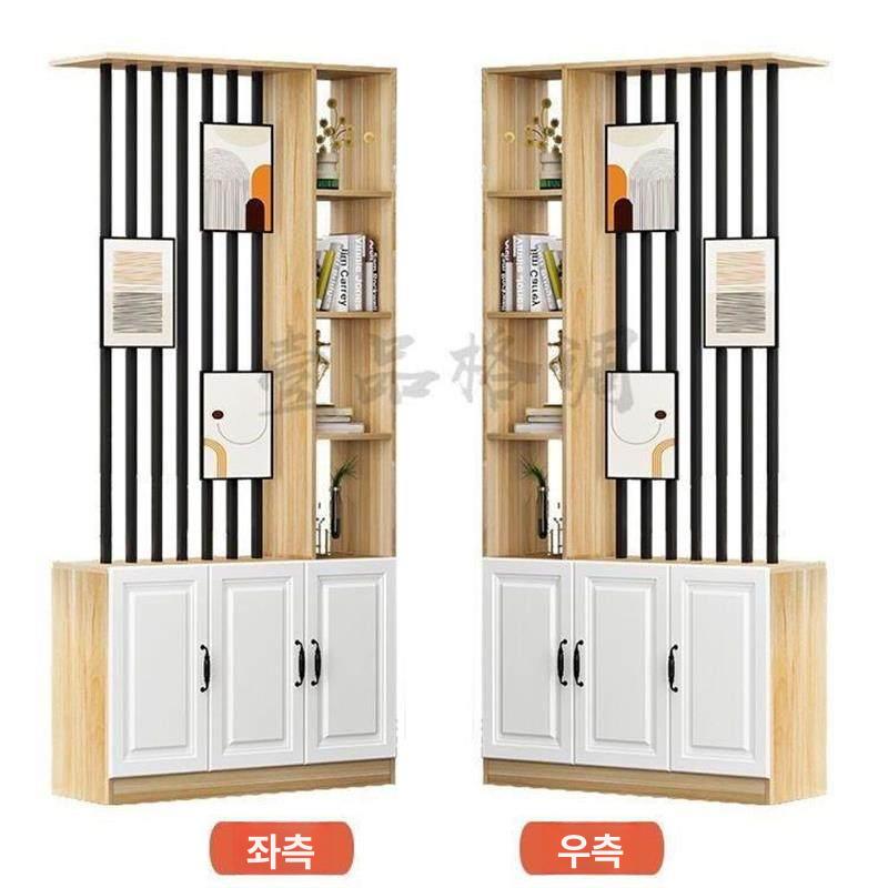 현관 아파트 파티션 칸막이 선반 흰색 가벽 인테리어 120x30 화이트+화이트 8개 A - 상세 이미지 4