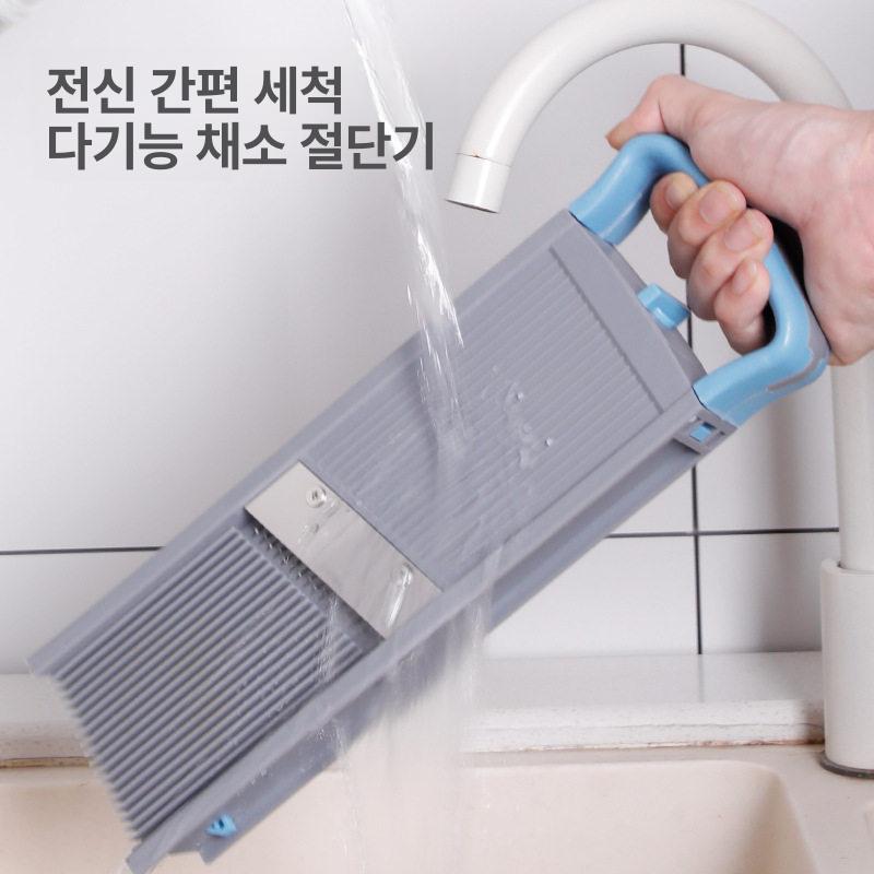 칼날 교체없는 이지퀵슬라이서 맥스 채썰기 야채 S3블루 4mm 채썰기 - 상세 이미지 4