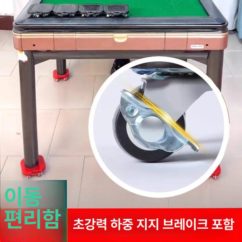 캐스터 소형 이동 중량물 운반바퀴 회전판 레드 브레이크 포함 1개 체험용 - 상세 이미지 2