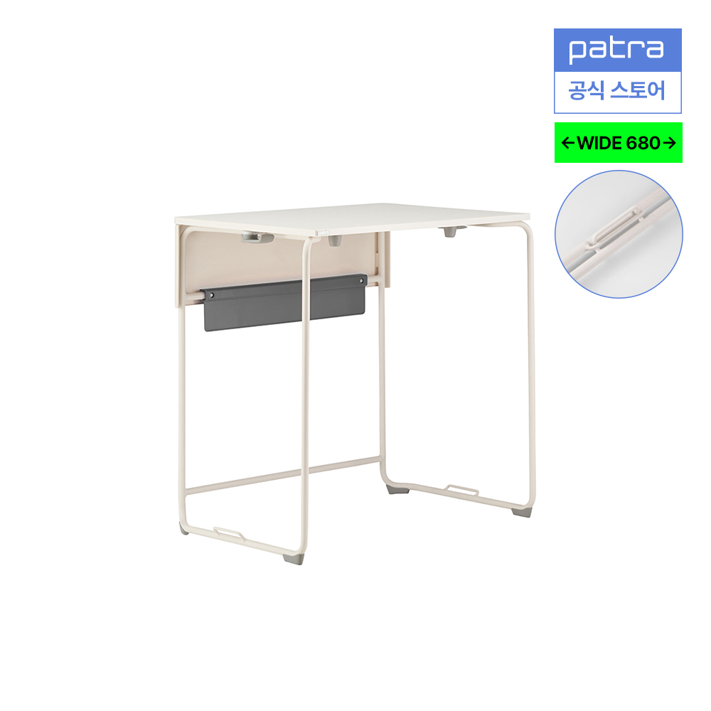 파트라 T7 학생 학원 강의실 1인용 책상 DA7107WL-S - 상세 이미지 4