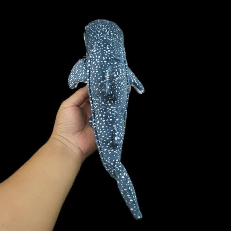유니크한 오키나와 블루 선물 고래상어 인형 귀여운 블루 코끝과 꼬리끝 30cm - 상세 이미지 5