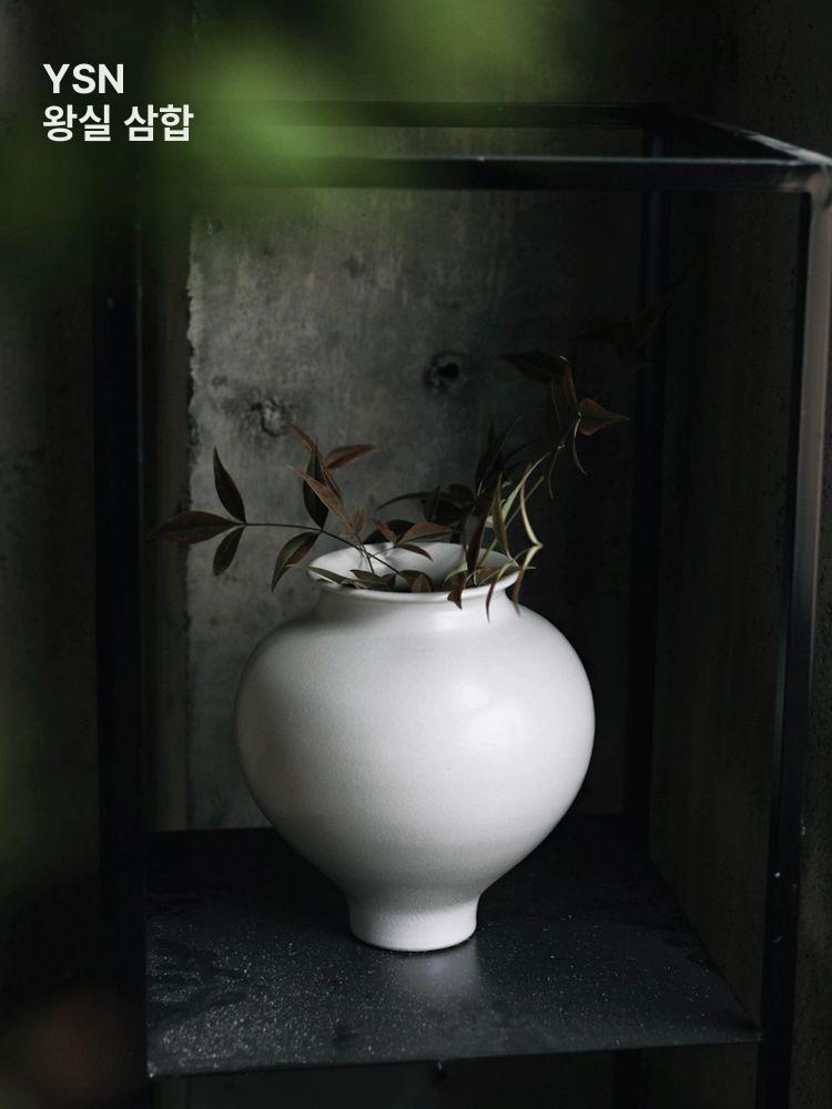 달항아리화병 대형달항아리 돌상 소품 유리 매병 꾸미기 F 38x36 - 상세 이미지 5