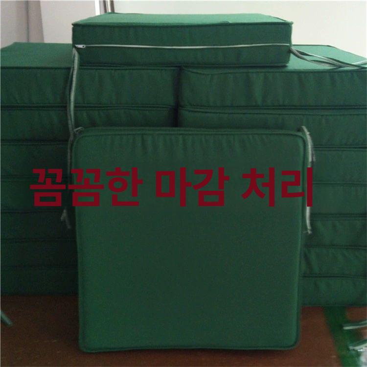 의자 대형 방수 야외카페 방석 수영장 테라스 벤치 기본 프레임 없음 55X55X5cm - 상세 이미지 5