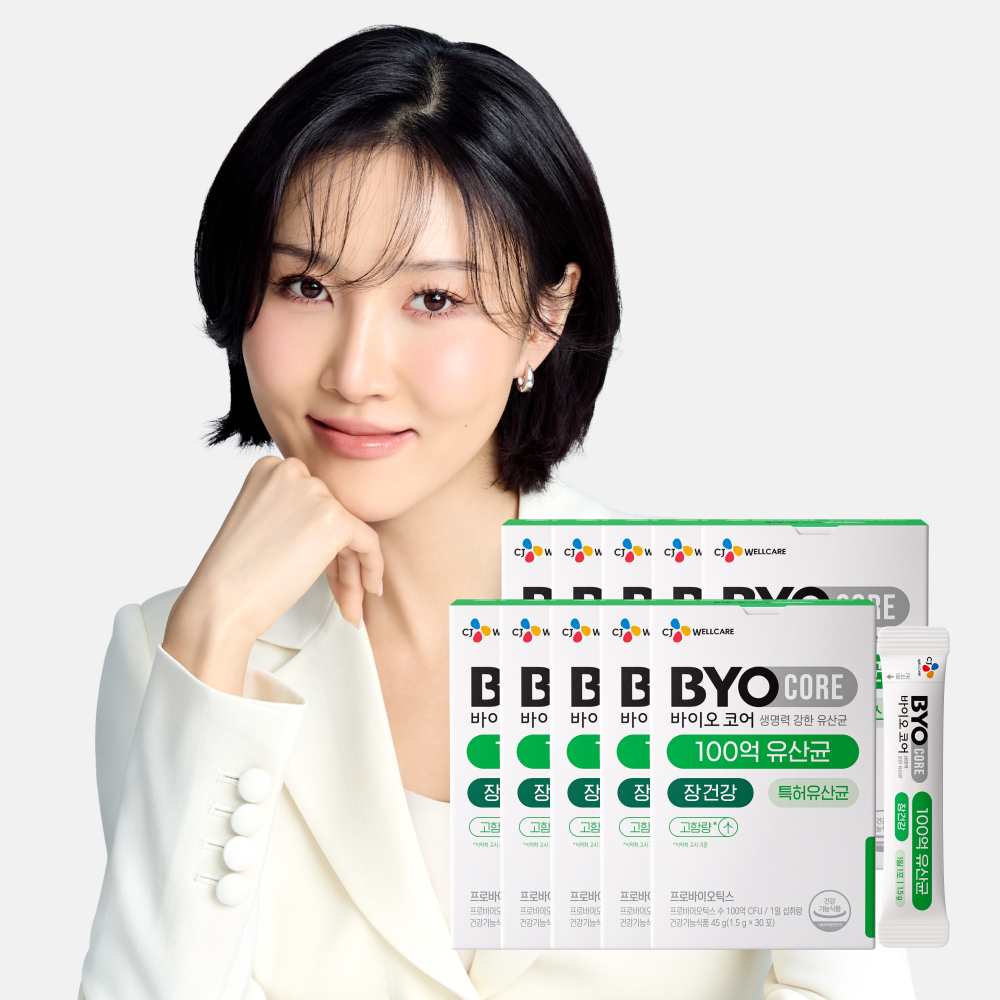 CJ 바이오코어 건강한 생유산균 100억 보장 고함량유산균 분말형 30포, 10개 제품 이미지