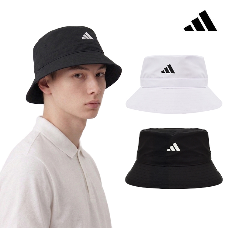 아디다스 마운틴 로고 남성 여성 버킷 햇 모자 JZ4347 JZ4348 - 상품 이미지