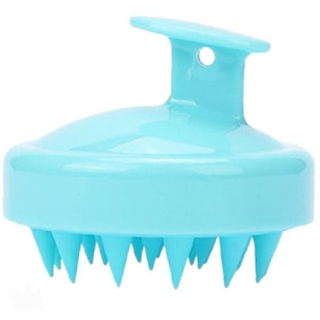 두피 각질 제거 샴푸시 마사지 실리콘 브러시 19개 돌기 헤어 케어 욕실용품