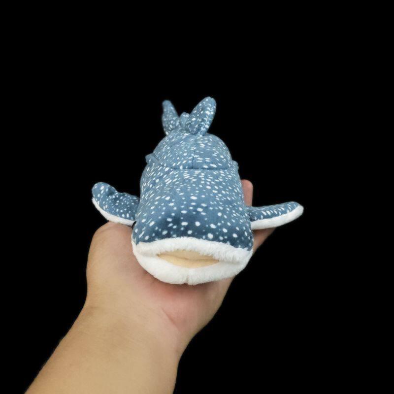 유니크한 오키나와 블루 선물 고래상어 인형 귀여운 블루 코끝과 꼬리끝 30cm - 상세 이미지 2