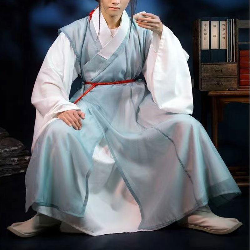 한복 도포 무예복 남성 두루마기 1 남자 조선시대 양반 레드 S - 상세 이미지 4