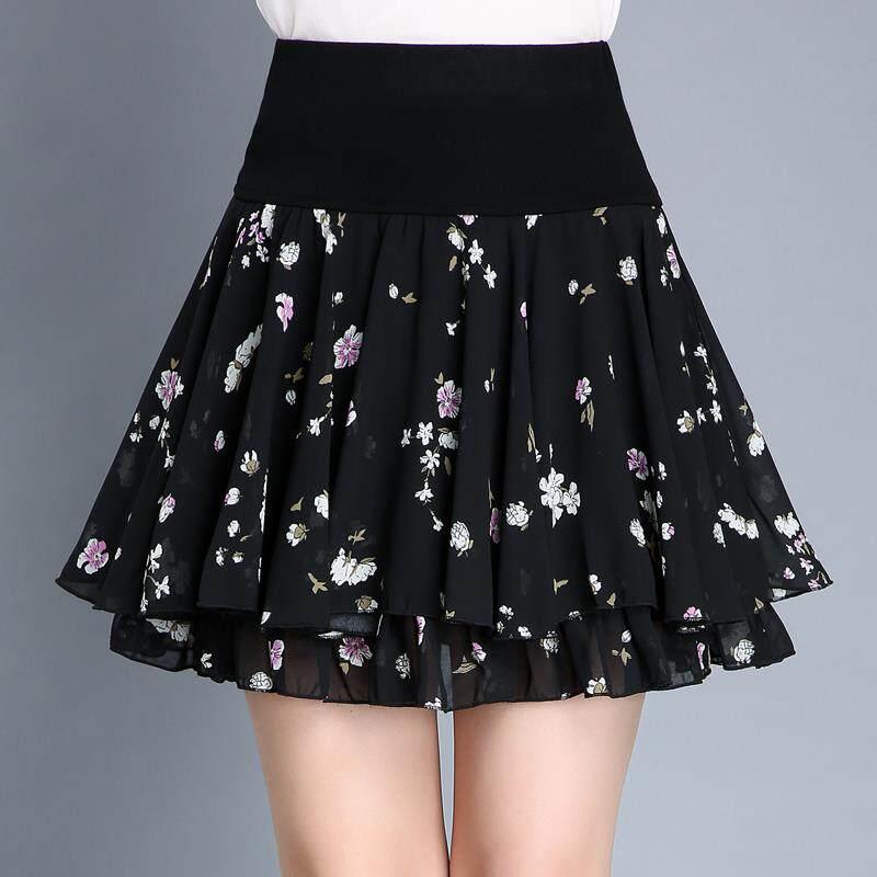 라인댄스복 스커트 의상 체리블라썸 s 댄스치마 플리츠 퓨어 블랙 S 40-45kg - 상세 이미지 5
