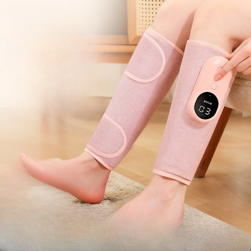 종아리 종아리마사지기 에어 전기 강력 온열 압박 직물 소재 착용형 휴대용 무선 스마트 - 상품 이미지