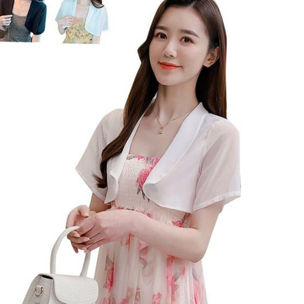 루즈핏 여름 가디건 볼레로 여성 가디건 시스루 얇은 - 상품 이미지