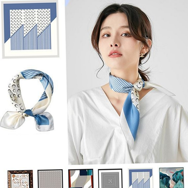 데일리 여성 스카프 실크스카프 스카프 사각 간절기 가을 패션 - 상품 이미지