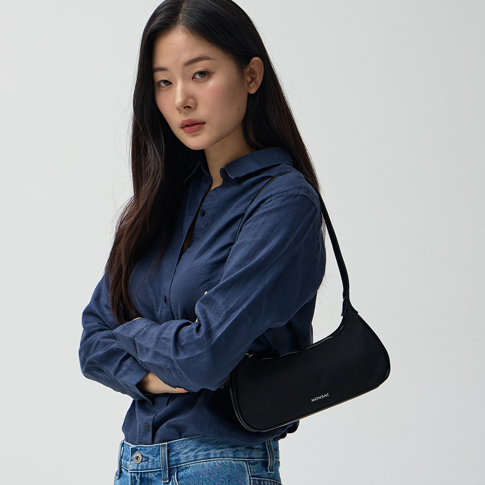 몽삭 로이 숄더백 미디움 블랙 AP24-2503-BN - 상세 이미지 3