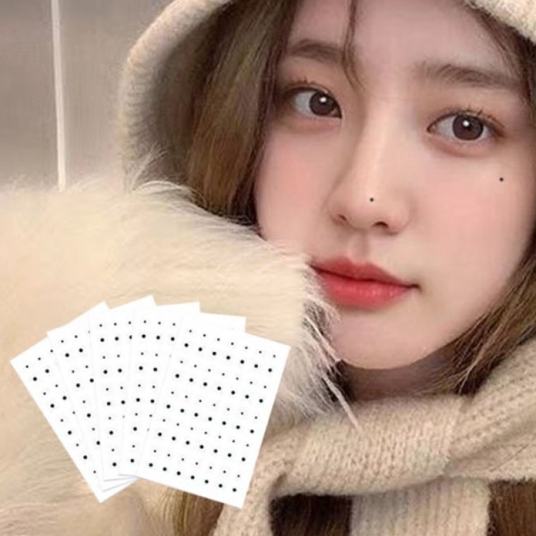 지니몰 점모양 미인 타투 스티커 자연스럽고 섬세한 점 모양 피부에 쉽게 붙일수있는 - 상품 이미지