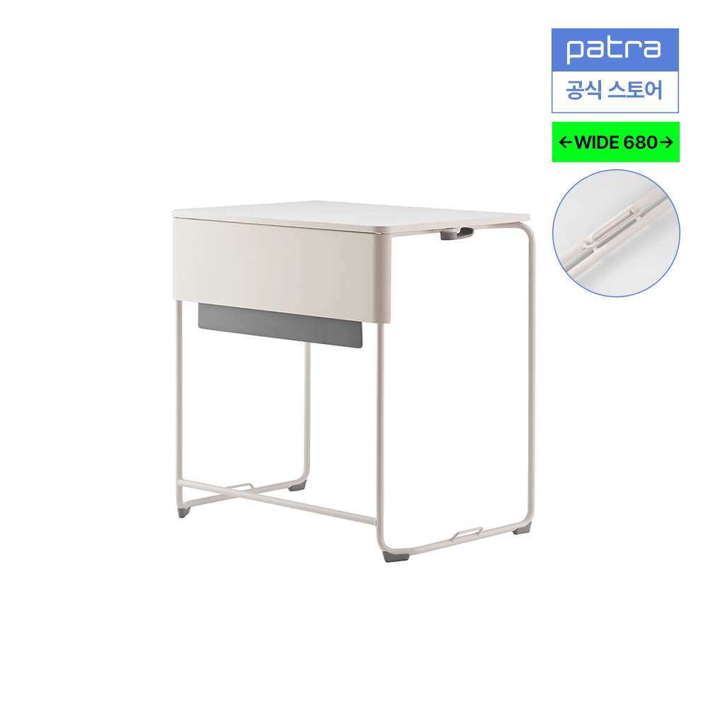 파트라 T7 학생 학원 강의실 1인용 책상 DA7107WL-S - 상세 이미지 2
