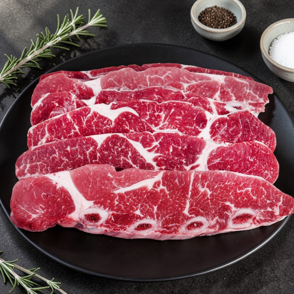 바라던 초저지방 LA갈비 1kg 구이용 엘에이갈비