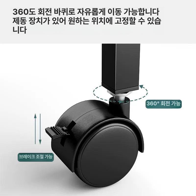 컴퓨터선반 본체 서랍장 데스트 프린터 즐겨찾기 수납 포함 다크월넛+블랙 2단 B - 상세 이미지 5