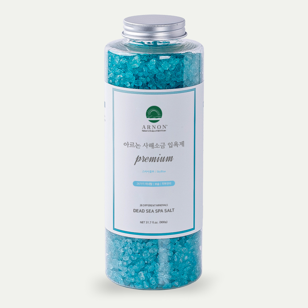 1+1 아르논 사해소금 입욕제 프리미엄 900g 네이처그린 바쓰솔트 배스 반신욕 목욕 족욕 이미지 6