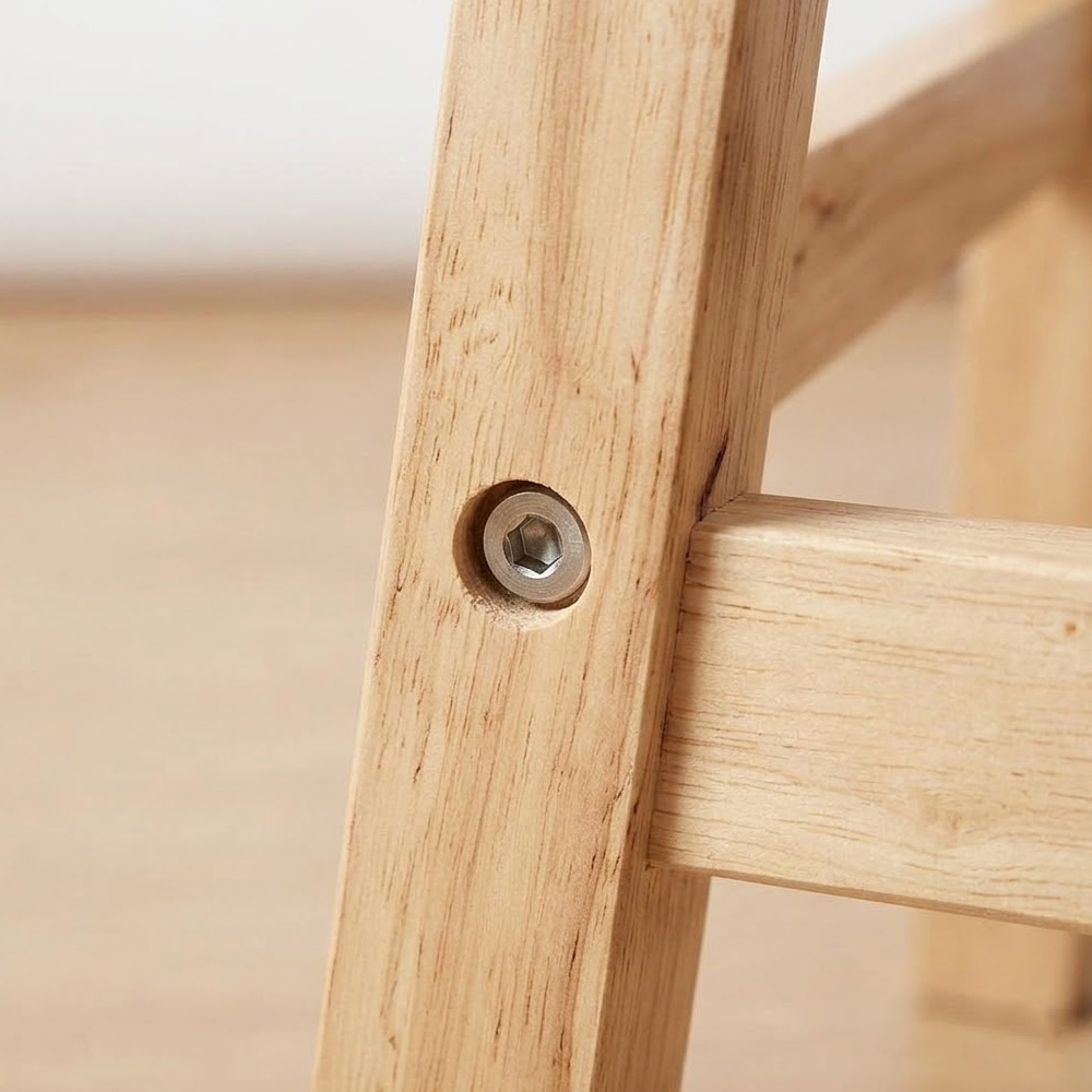 사각 원목 홈바의자 높은 키높이 바테이블 스툴