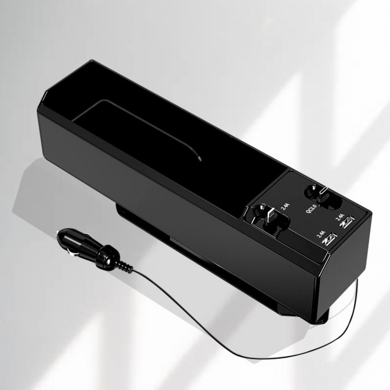 USB 충전 틈새 사이드 포켓/차량용 틈새 수납 포켓 - 상품 이미지