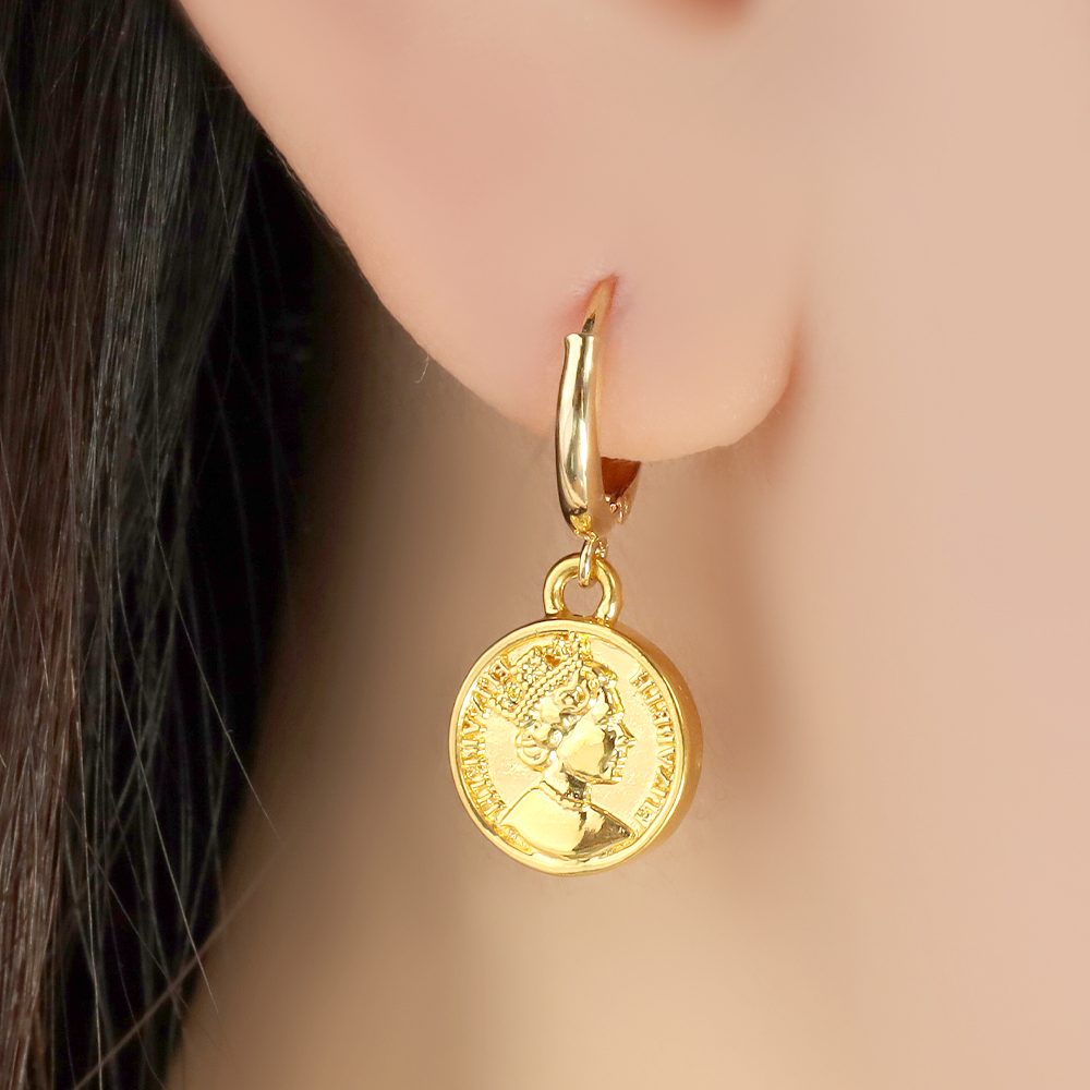 주리에떼 24K 순금 여성 데일리 엘리자베스 밀리언 금 귀걸이 기념일 선물(14K/18K 원터치링) - 상세 이미지 4