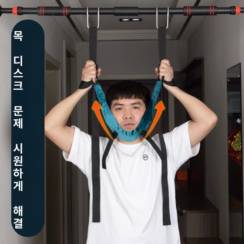 홈트레이닝기구 문틀 안전철 풀업바 가정용 실내용 두꺼운 견인+대형바 75-94cm - 상세 이미지 3