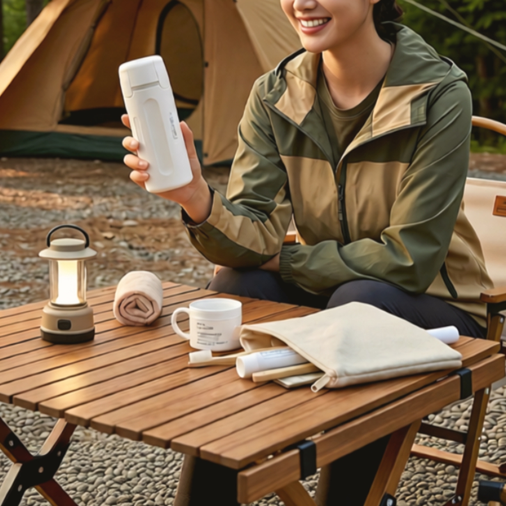 4in1 여행용 로션통 샴푸린스통 세면도구공병 수영소분용기 휴대용 세트 이미지 6