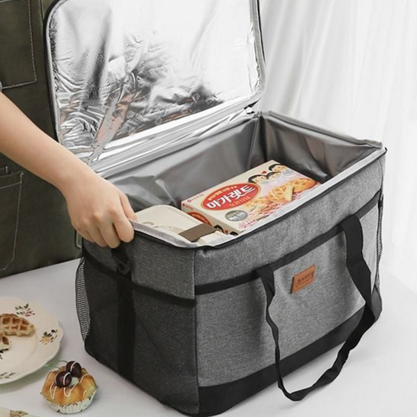휴대용 아이스 쿨러 백 여행용 피크닉 보냉 가방 대용량 차박 - 상품 이미지