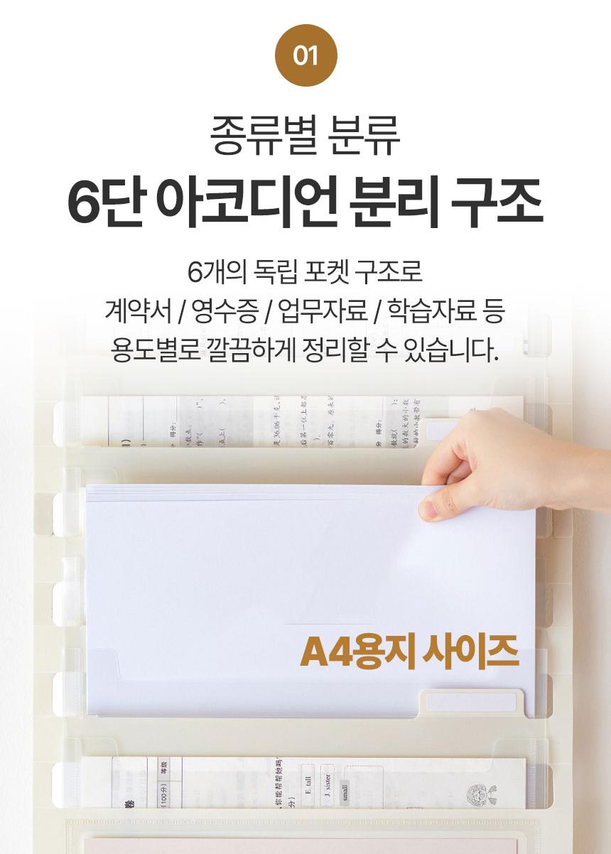 파일 화일 꽂이 벽걸이 서류 정리함 거치대 트레이 - 상세 이미지 2
