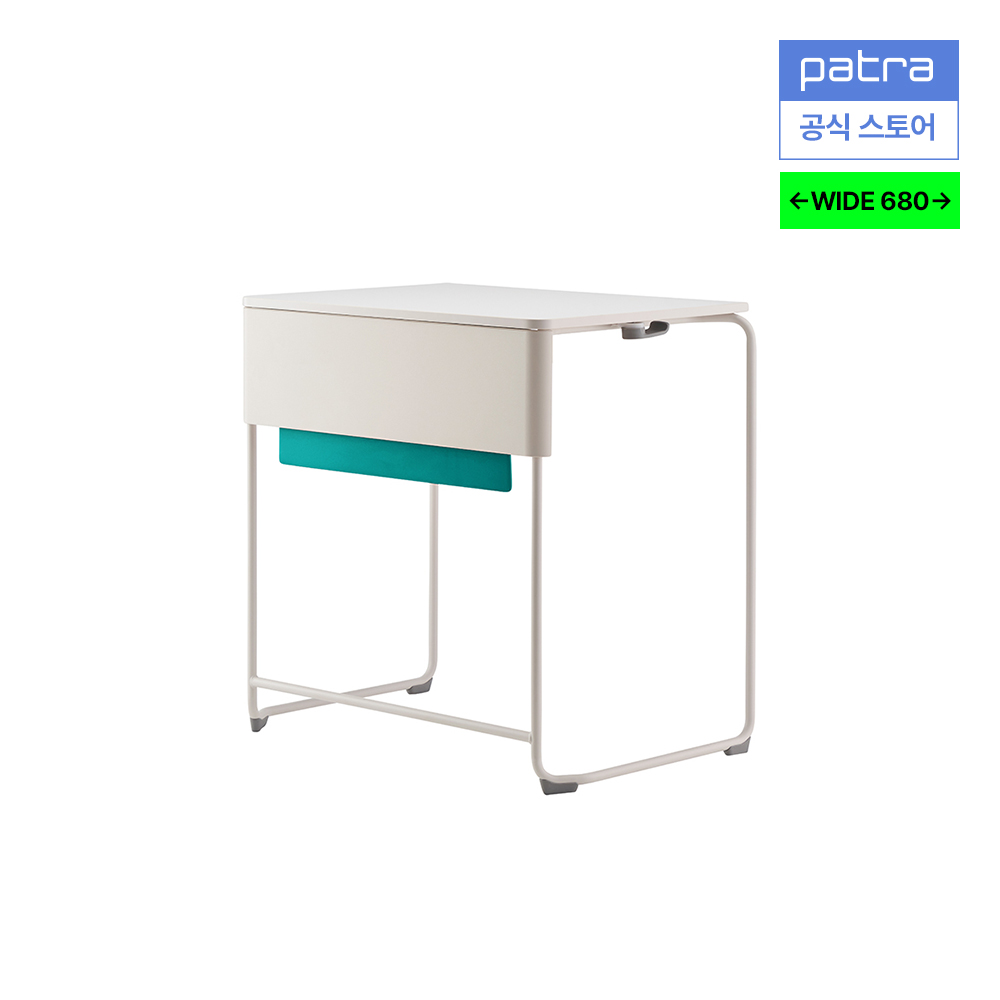 파트라 T7 학생 학원 강의실 1인용 책상 DA7107W-S - 상세 이미지 3