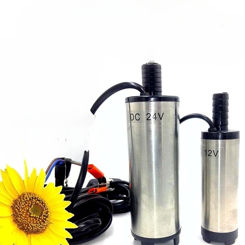 수중모터 가압펌프 12V 차량탑재용 dc 미니수중펌프 오일 디젤 물 유류 이송 휴대용 - 상세 이미지 2
