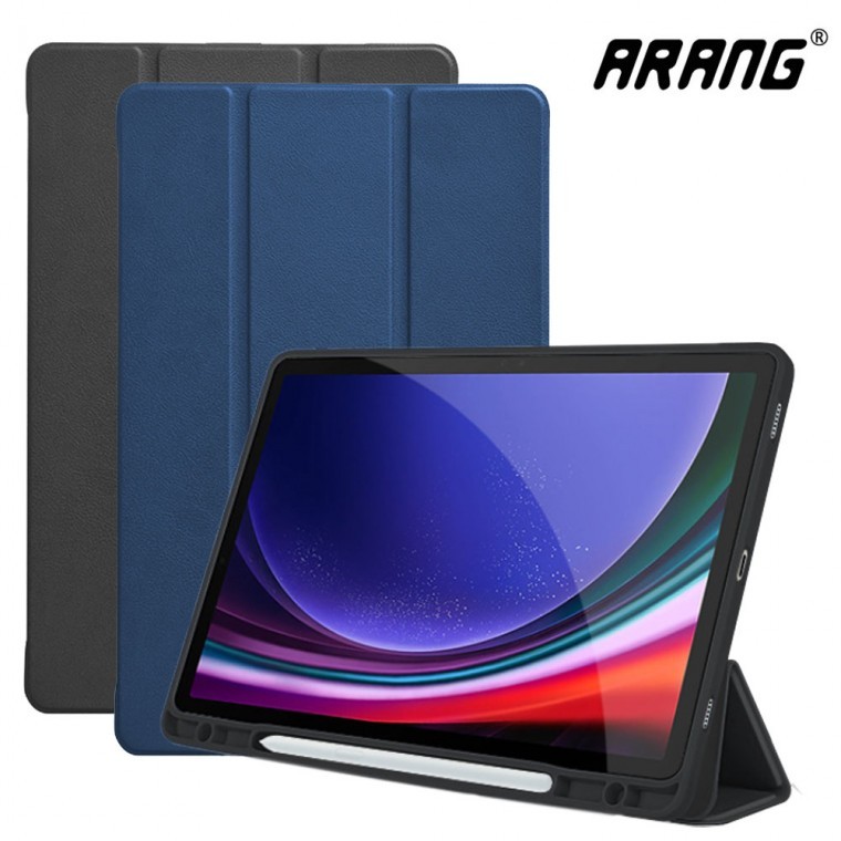 갤럭시탭S9FE plus SM-X616N X610 펜슬수납 스탠드케이스 - 상품 이미지