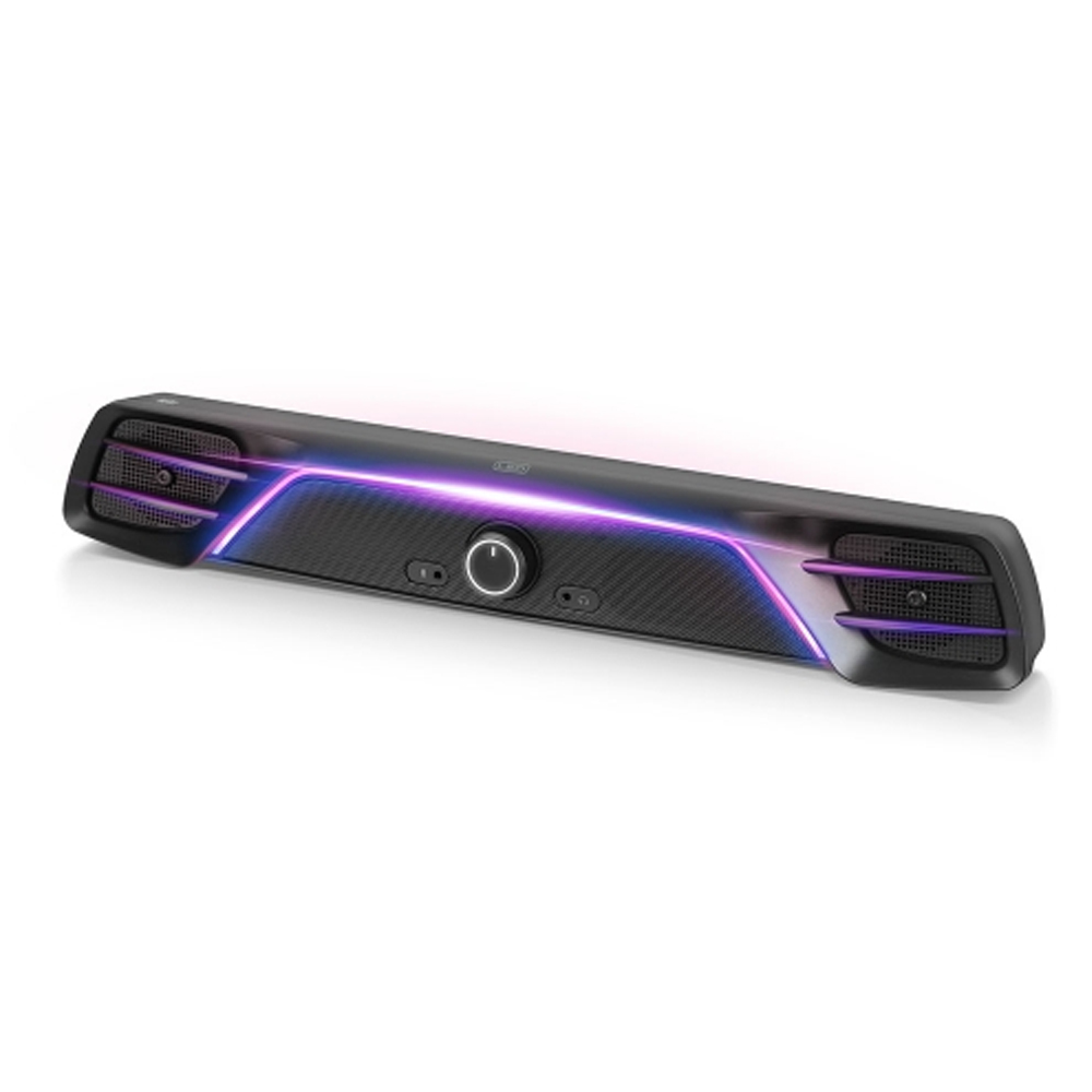 브리츠 2채널 USB 스테레오 사운드바 스피커 LED RGB 조명 PC 노트북 게이밍용 - 상품 이미지