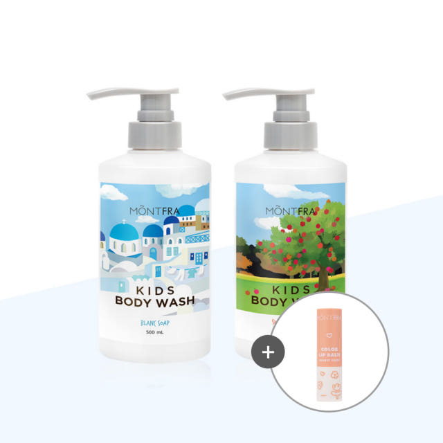 몽프라 1+1 초등 키즈 바디워시 500ml 블랑솝 스윗메모리