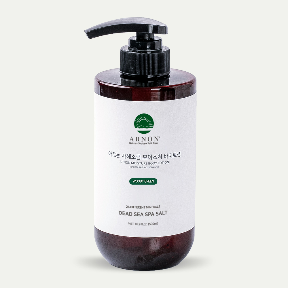 1+1 아르논 사해소금 모이스처 바디로션 내추럴 500ml 고보습 순한 무향 올인원 보습제 - 상세 이미지 3