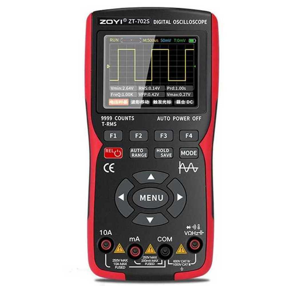 디지털 휴대용 멀티미터 ZT702S 오실로스코프테스터기 용 - 상품 이미지