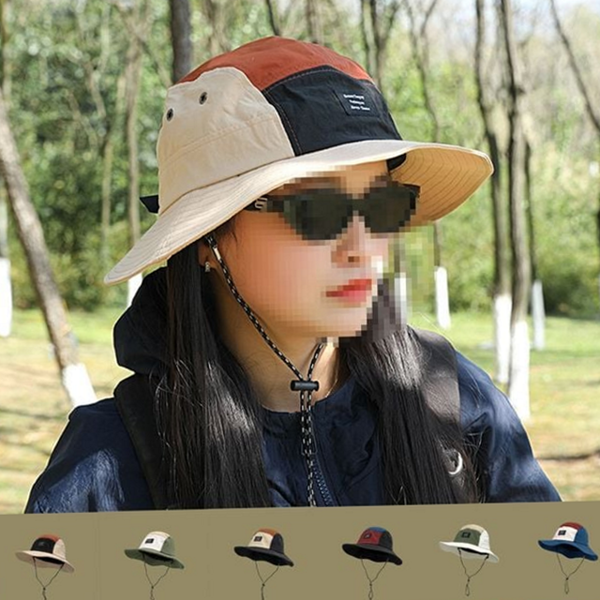 벙거지 남녀공용 등산 모자 낚시 남녀공용 아웃도어 모자 캠핑 여성 - 상품 이미지
